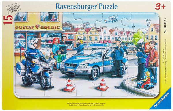 Ravensburger (06037) - "Police" - 15 pieces puzzle