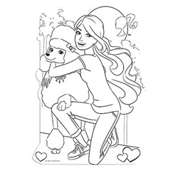 Trefl (14408) - "Barbie" - 30 pieces puzzle