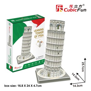 Cubic Fun (C241h) - "Pisa, Italia" - 27 pieces puzzle