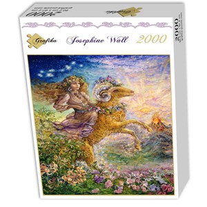 Grafika (00812) - Josephine Wall: "Zodiac Sign, Aries" - 2000 pieces puzzle