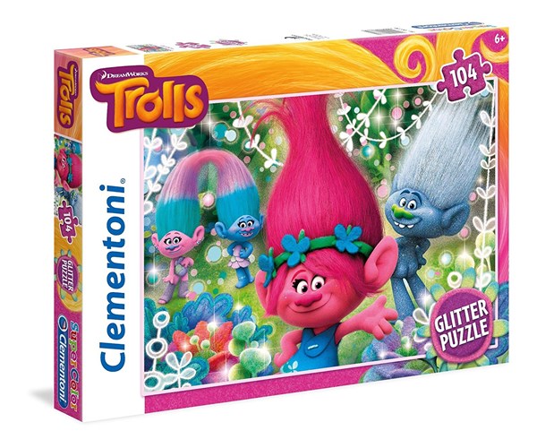 Clementoni (27249) - "Trolls" - 104 pieces puzzle