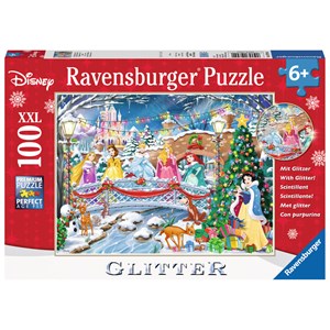 Ravensburger (10794) - "The Princesses Celebrate Christmas" - 100 pieces puzzle