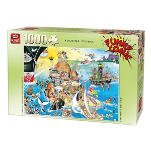 King International (05221) - Robert J. Crisp: "Rocking Stones" - 1000 pieces puzzle