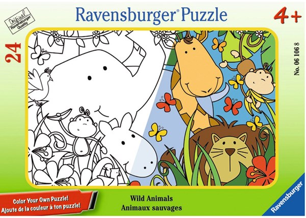 Ravensburger (06106) - "Wild Animals" - 24 pieces puzzle