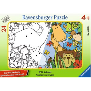 Ravensburger (06106) - "Wild Animals" - 24 pieces puzzle