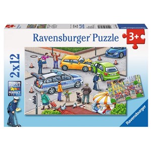 Ravensburger (07578) - "Police Action" - 12 pieces puzzle