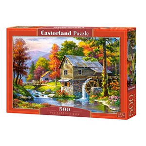 Castorland (B-52691) - "Old Sutter's Mill" - 500 pieces puzzle