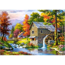 Castorland (B-52691) - "Old Sutter's Mill" - 500 pieces puzzle