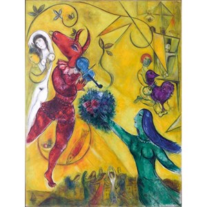 Puzzle Michele Wilson (W64-12) - Marc Chagall: "The Dance" - 12 pieces puzzle
