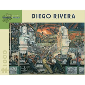 Pomegranate (AA421) - Diego Rivera: "Detroit Industry" - 1000 pieces puzzle