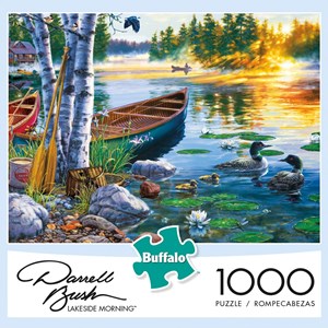 Buffalo Games (11244) - Darrell Bush: "Lakeside Morning" - 1000 pieces puzzle