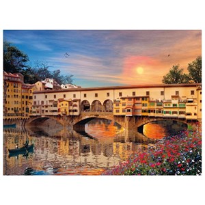 Clementoni (08007) - Dominic Davison: "Romantic Italy" - 1000 pieces puzzle