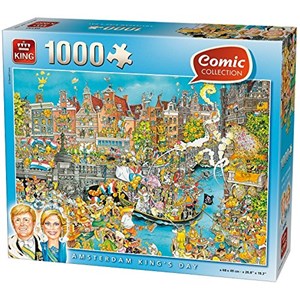 King International (05132) - "Amsterdam Queen's Day" - 1000 pieces puzzle