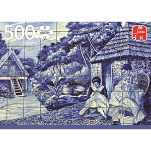 Jumbo (18534) - "Portugese Tiles from Funchal" - 500 pieces puzzle