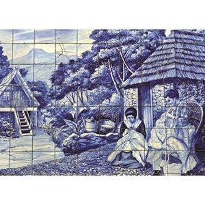 Jumbo (18534) - "Portugese Tiles from Funchal" - 500 pieces puzzle
