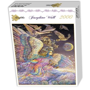Grafika (02341) - Josephine Wall: "Ariel's Flight" - 2000 pieces puzzle