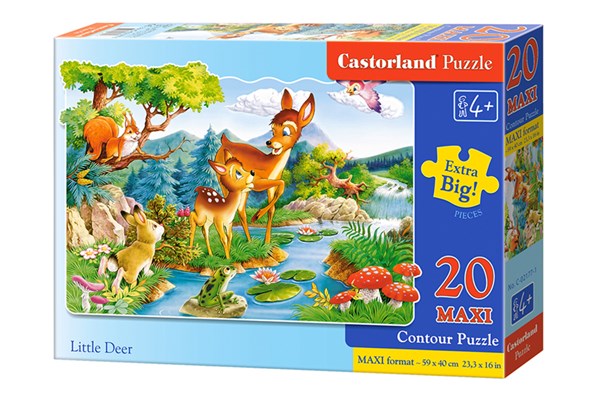 Castorland (C-02177) - "Little Deer" - 20 pieces puzzle