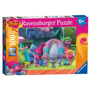 Ravensburger (10928) - "Trolls" - 100 pieces puzzle
