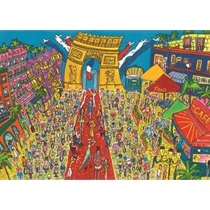 Jumbo (18564) - "Triumphal Arch, Paris" - 1000 pieces puzzle