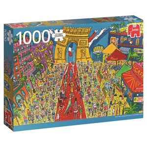 Jumbo (18564) - "Triumphal Arch, Paris" - 1000 pieces puzzle