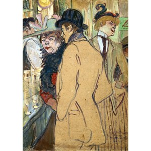 Grafika (01992) - Henri de Toulouse-Lautrec: "Alfred la Guigne, 1894" - 1000 pieces puzzle
