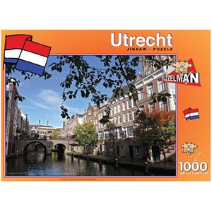 PuzzelMan (424) - "Netherlands, Utrecht, View of the canal" - 1000 pieces puzzle