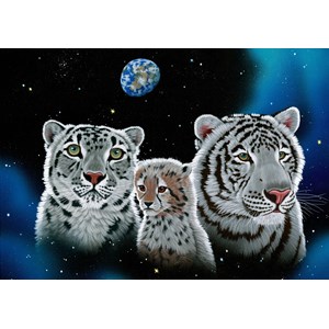 Grafika (T-00418) - Schim Schimmel, William Schimmel: "Gentle Family" - 1500 pieces puzzle