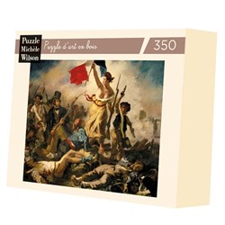 Puzzle Michele Wilson (A460-350) - Eugene Delacroix: "La Liberté Guidant le Peuple" - 350 pieces puzzle