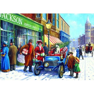 Gibsons (G2214) - Kevin Walsh: "Family Christmas Shop" - 100 pieces puzzle
