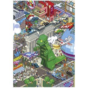 Heye (29480) - eBoy: "Berlin" - 150 pieces puzzle