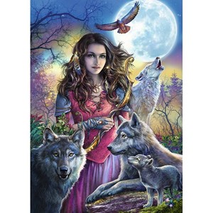 Ravensburger (19664) - "Protector of Wolves" - 1000 pieces puzzle
