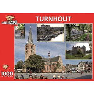 PuzzelMan (647) - "Belgium, Turnhout" - 1000 pieces puzzle