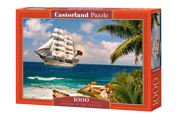 Castorland (C-103430) - "Sailing in the Tropics" - 1000 pieces puzzle