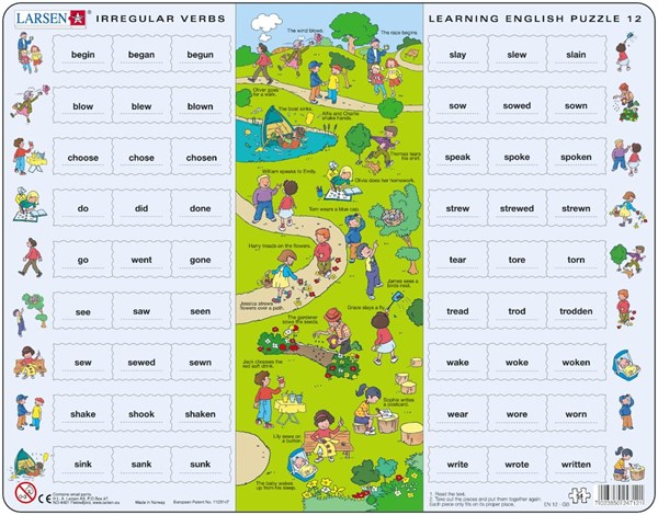 Larsen (EN12) - "Learning English 12" - 54 pieces puzzle