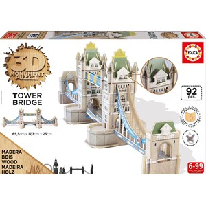 Educa (16999) - "Tower Bridge" - 92 pieces puzzle