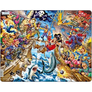 Larsen (US37) - "Pirate Battle" - 39 pieces puzzle