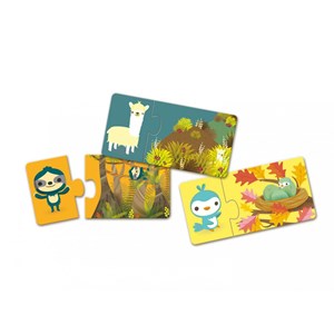 Djeco (08156) - "Hide and Seek" - 2 pieces puzzle