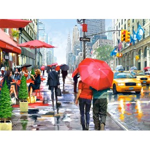 Castorland (C-200542) - Richard Macneil: "New York Cafe" - 2000 pieces puzzle