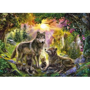 Step Puzzle (83046) - "Wolves" - 1500 pieces puzzle