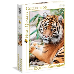Clementoni (39295) - "Sumatran Tiger" - 1000 pieces puzzle