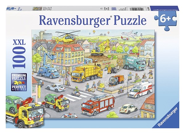 Ravensburger (10558) - "Transport" - 100 pieces puzzle