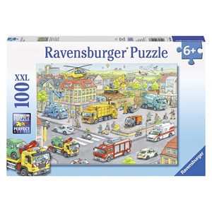 Ravensburger (10558) - "Transport" - 100 pieces puzzle