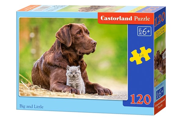 Castorland (B-13326) - "Big and Little" - 120 pieces puzzle