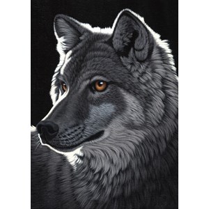 Grafika (T-00437) - Schim Schimmel: "Night Wolf" - 1000 pieces puzzle