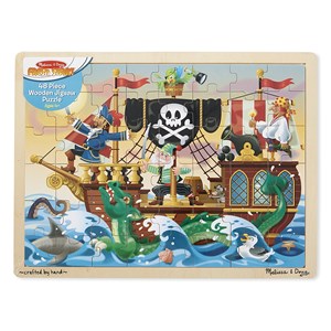 Melissa and Doug (3800) - "Pirate Adventure" - 48 pieces puzzle
