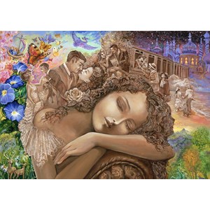 Grafika (T-00271) - Josephine Wall: "If Only" - 2000 pieces puzzle