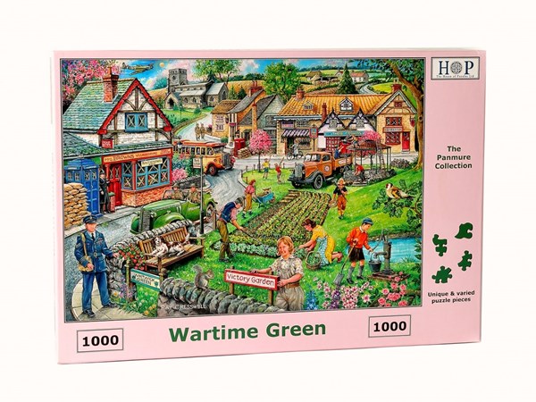 The House of Puzzles (4296) - "Wartime Green" - 1000 pieces puzzle