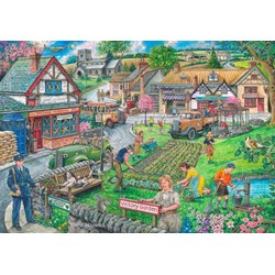 The House of Puzzles (4296) - "Wartime Green" - 1000 pieces puzzle