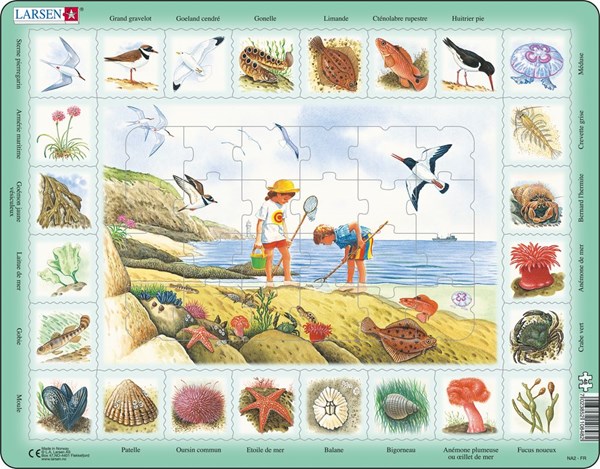 Larsen (NA2-FR) - "Seaside - FR" - 48 pieces puzzle
