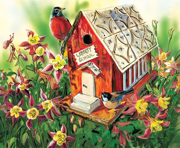 SunsOut (30601) - Janene Grende: "Liberty School" - 550 pieces puzzle